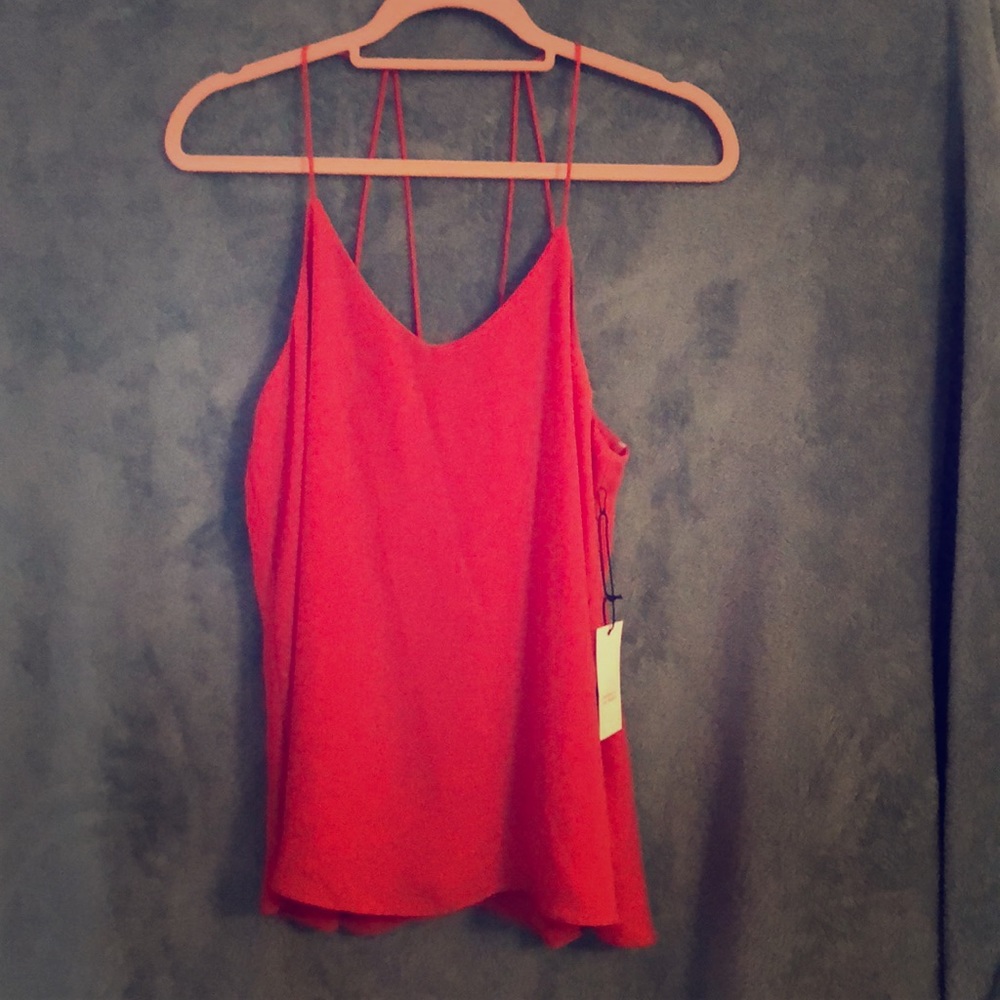 T-Back spaghetti strap blouse